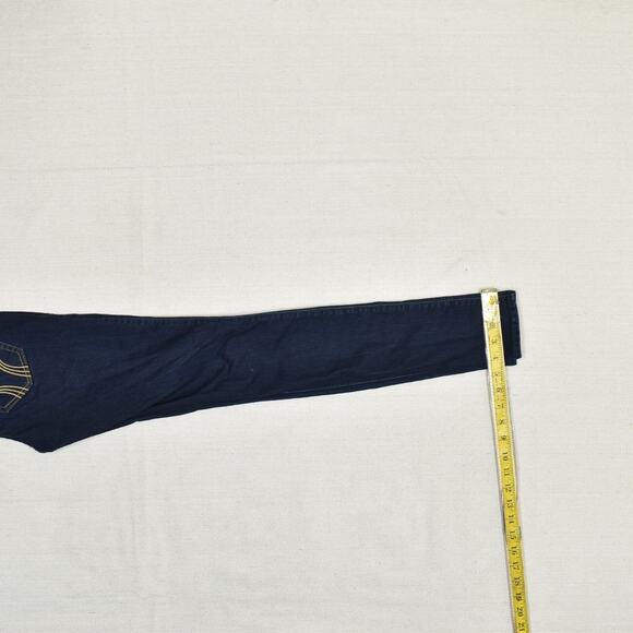 Hollister Women's Cotton Blend Blue Size 0R 24/31 Super Skinny Jeans Zip Solid - Picture 6 of 8